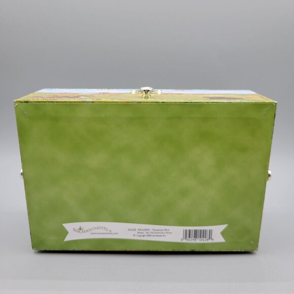 Horse Musical Jewelry Box Drawers Lid Mirror Rotating Horse Enchantmints Prairie - Picture 9 of 10